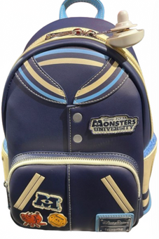 Disney Parks Pixar Monsters Inc. Company Loungefly Mini Backpack New With Tag