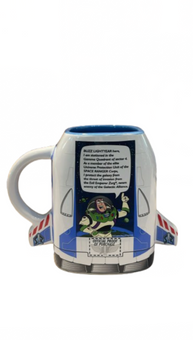Disney Parks Toy Story Buzz Lightyear Space Ranger Sculpted 20oz Coffee Mug New