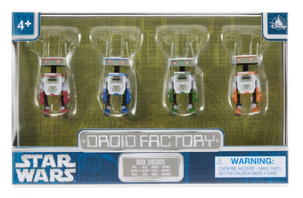 Disney Parks BDX Droid Factory Figure Set Star Wars Mandalorian Grogu New W Tag