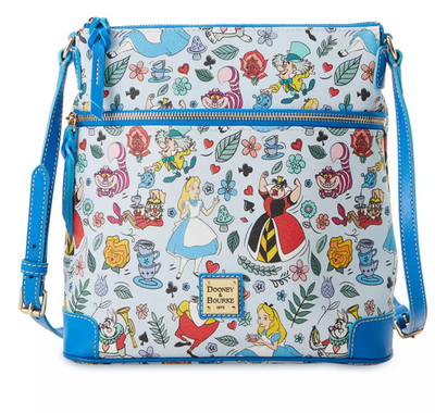 Disney Parks Alice in Wonderland Dooney & Bourke Crossbody Bag New With Tag