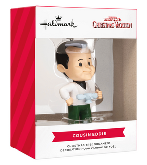 Hallmark Christmas Vacation Cousin Eddie With Moose Mug Ornament New With Box
