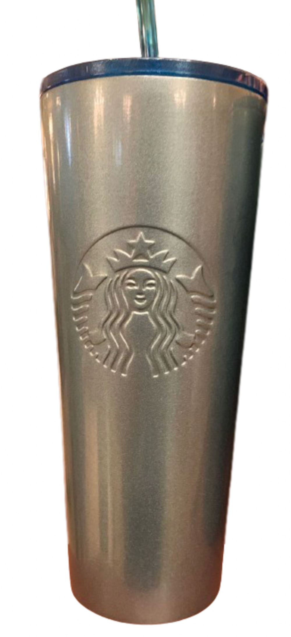 Disney Starbucks Magic Kingdom Icons Metal Tumbler Cup with Straw New