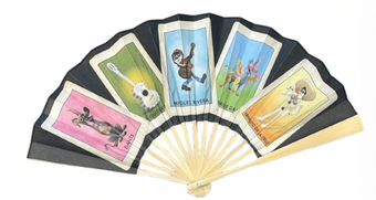 Disney Parks Coco Miguel Dante Ernesto Folding Hand Fan New With Tag