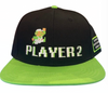 Universal Studios Super Nintendo World Luigi Player 2 Baseball Hat Cap New