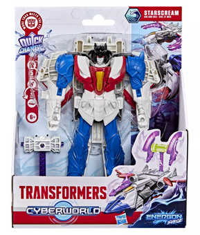 Transformers Cyberworld Starscream Air and Sea Energon Surge New with Tag