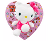 Hello Kitty Valentine's Heart Milk Chocolate 2.96oz Box with Plush New