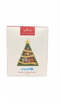 Hallmark 2024 Keepsake UNICEF Peace to the World Christmas Ornament New with Box