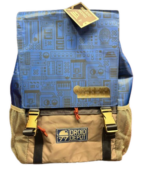 Disney Parks Star Wars & Galaxy’s Edge Droid Depot Backpack Bag New With Tag