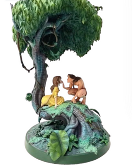 Disney Parks 25th Tarzan Jane Light Up Figurine Statue New with Box