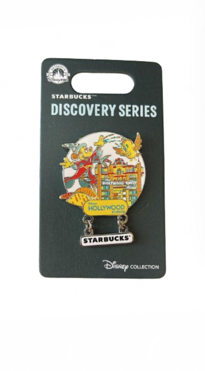 Disney Parks 2024 Starbucks Discovery Series Hollywood Studios Pin New with Card