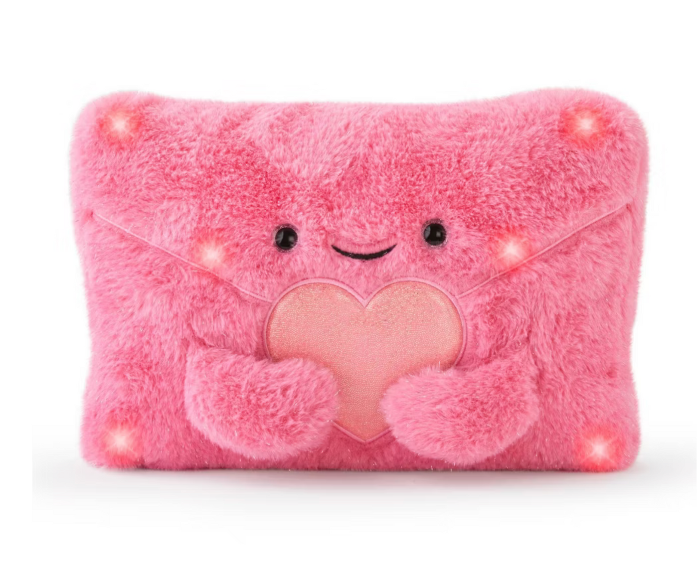 FAO Schwarz 11" Valentine Glow Brights Love Letter Plush New with Tag