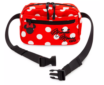 Disney Parks WDW Minnie Mouse XOXO Polka Dots Hip Belt Bag New with Tag