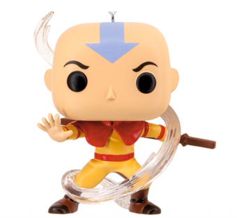 Hallmark Funko Pop Disney Avatar Aang and Momo Christmas Ornament New