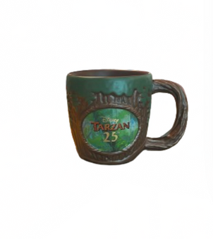 Disney Parks 25th Anniversary Tarzan Ceramic Coffee Mug New