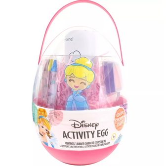 Disney Princess Deluxe Activity Egg with Stickers Crayons New Sealed