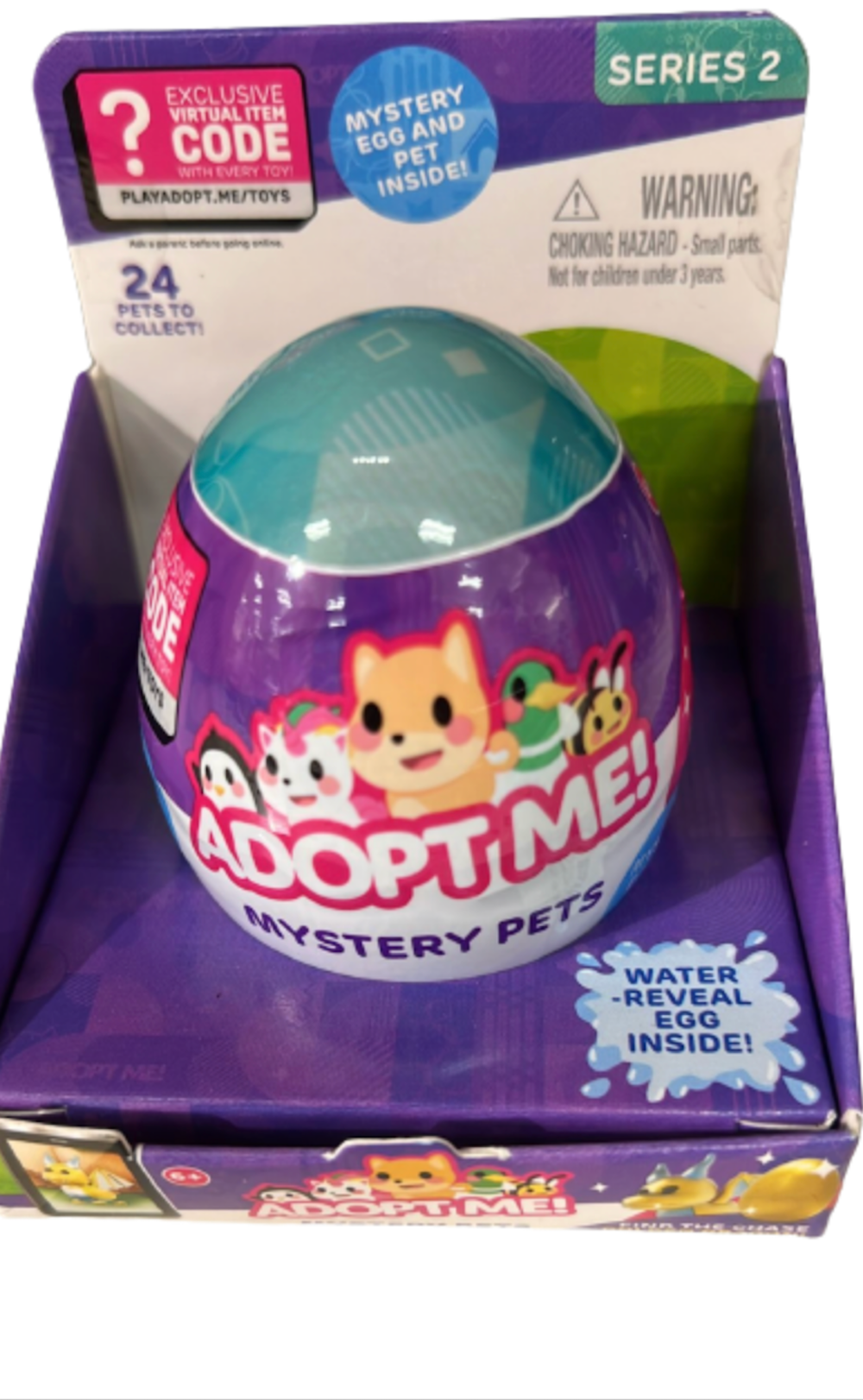 1 ADOPT ME ! Series 2 Mystery Egg and Mini Pet Figure Randomly Selected New