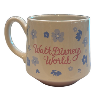 Disney Parks WDW Castle Floral Coffee Mug New with Tag