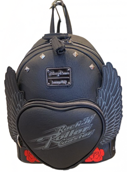 Disney Parks Loungefly Rockin' Roller Coaster Mini Backpack New with Tag