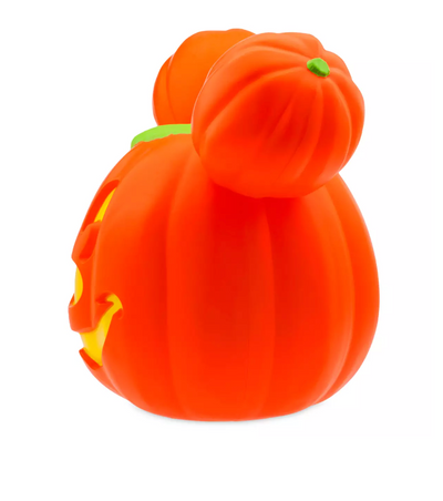 Disney Parks Mickey Large Light-Up Pumpkin Jack-o'-Lantern New With Tag