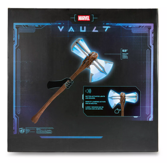 Disney Parks Marvel Thor Stormbreaker Axe with Light and Sound Effects Vault D23