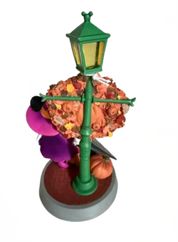Disney Parks Minnie Witch Pumpkin Halloween Signature Mini Figurine New with Tag