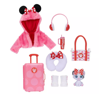 Disney ILY 4EVER Minnie Inspired Deluxe Travel Set Red Polka Dots New with Box