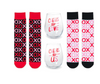 Hallmark Valentine's Day Gift Bundle Day Socks and Wine Glasses New with Box