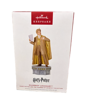 Hallmark Harry Potter Chamber Secrets Gilderoy Lockhart Christmas Ornament New