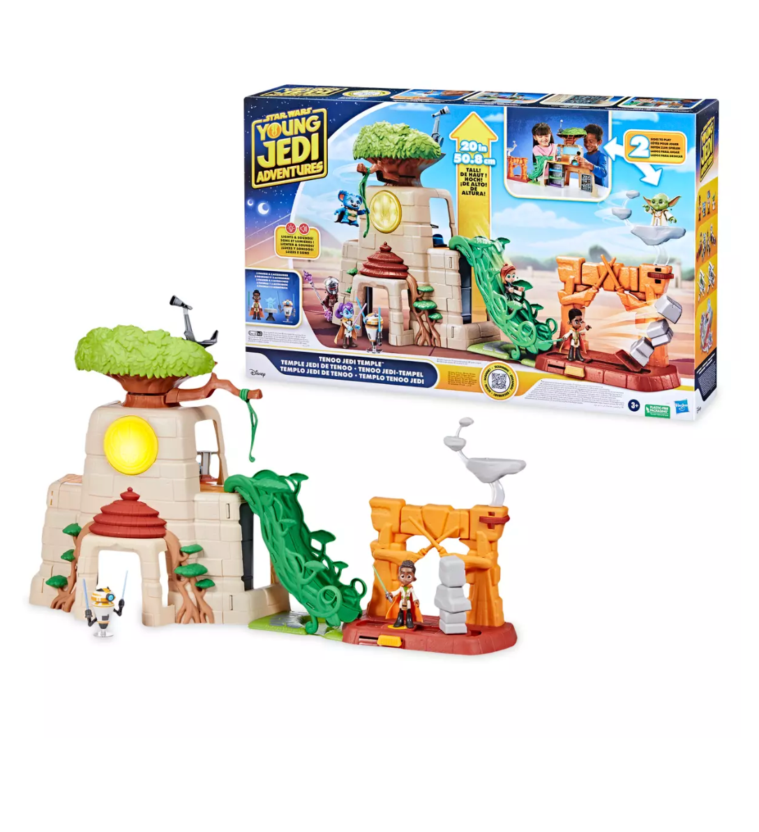 Disney Park Star Wars Young Jedi Adventures Tenoo Jedi Temple Play Set