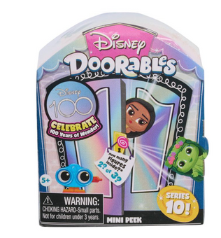 Disney Doorables Series 10 Mini Peek Figures Mystery Disney 100 New With Box