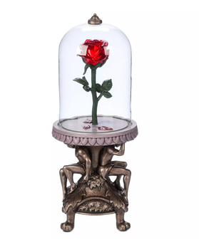 Disney Beauty and the Beast Light Up Enchanted Rose Replica New With Box