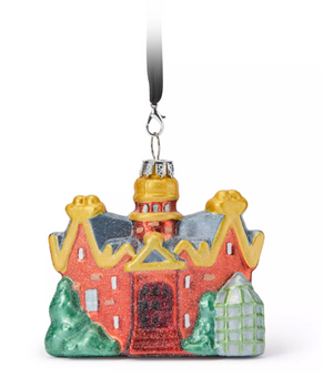 Disney Parks Haunted Mansion Glass Walt Disney World Christmas Ornament New Tag
