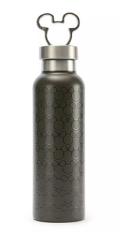 Disney Parks Mickey Mouse Icon Stainless Steel Water Bottle New