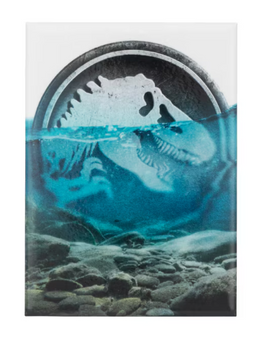 Universal Studios Jurassic World Rebirth Water Logo Magnet New With Tag
