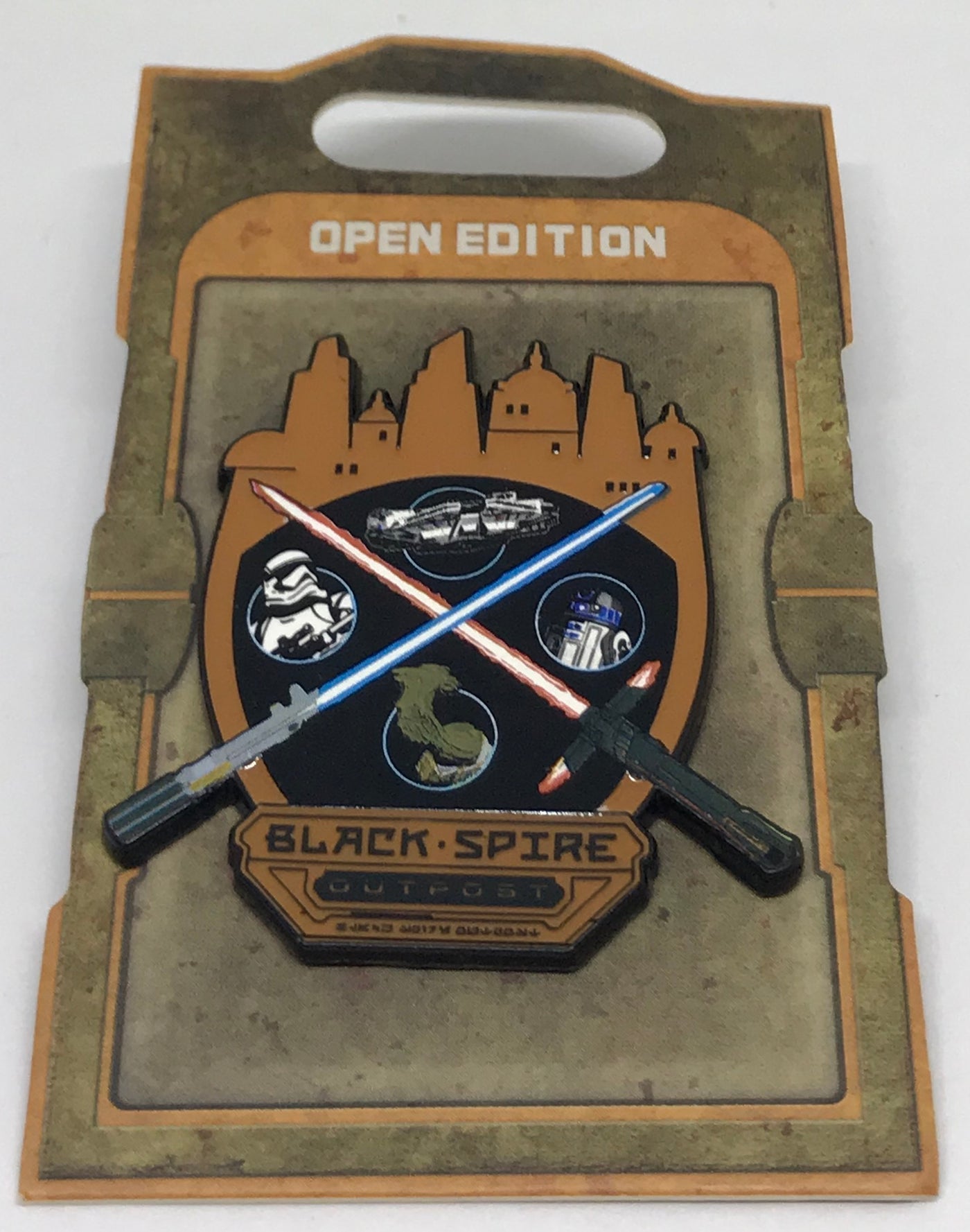 Disney Parks Star Wars Galaxy Edge Black Spire Outpost Land Pin New with Card