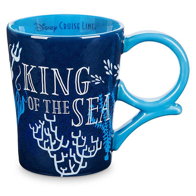 Disney Cruise Line The Little Mermaid King Triton Coffee Mug New