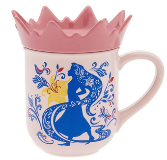 Disney Parks Rapunzel ''Best Day Ever'' Ceramic Coffee Mug With Lid New With Tag