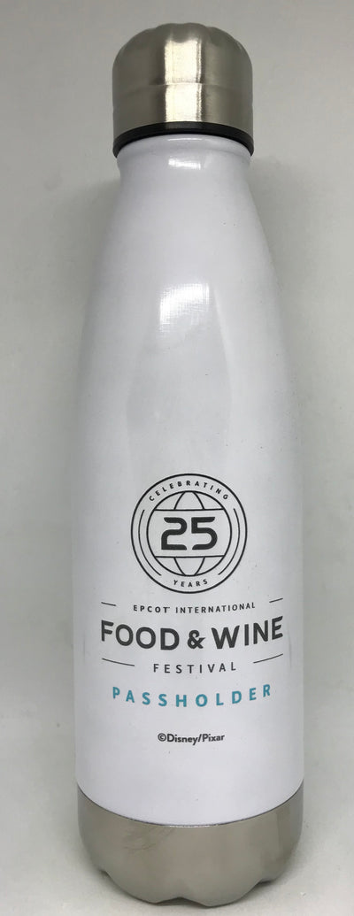 Disney Parks Epcot 2020 Food Wine 25th Remy Metal Water Bottle Passholder New
