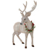 Robert Stanley Reindeer Looking Down Glass Christmas Ornament New with Tag