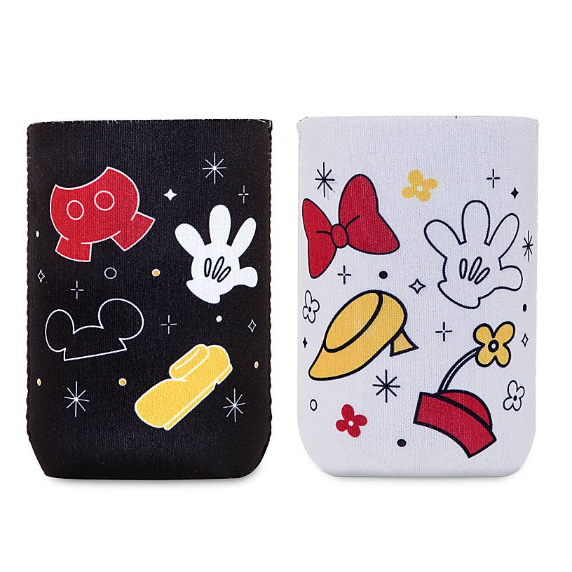 Disney Parks Mickey and Minnie Mouse Beverage Holder Set New with Card