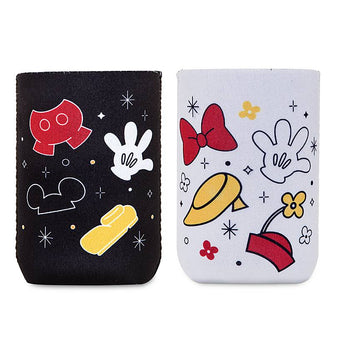 Disney Parks Mickey and Minnie Mouse Beverage Holder Set New with Card