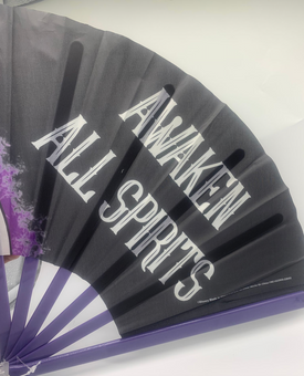 Disney Park Haunted Mansion Madame Leota Awaken All Spirits Folding Hand Fan New