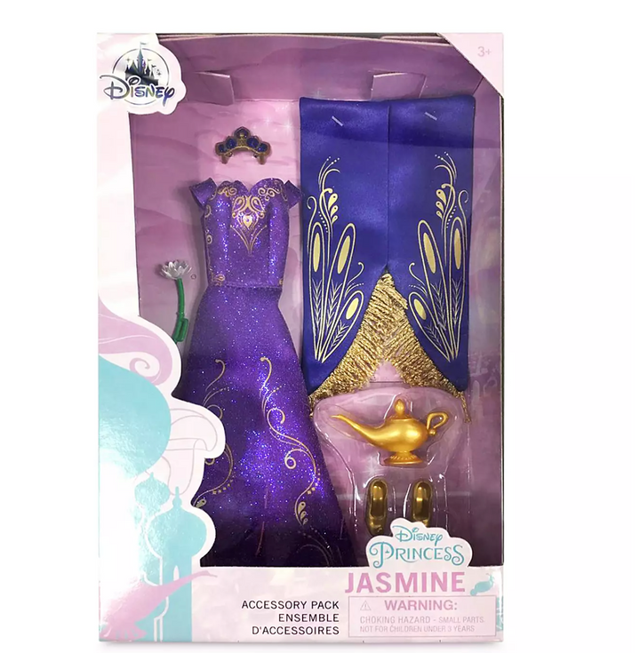 Disney Jasmine Classic Doll Accessory Pack New with Box I Love Characters Disney Jasmine Classic Doll Accessory Pack New with Box I Love Characters