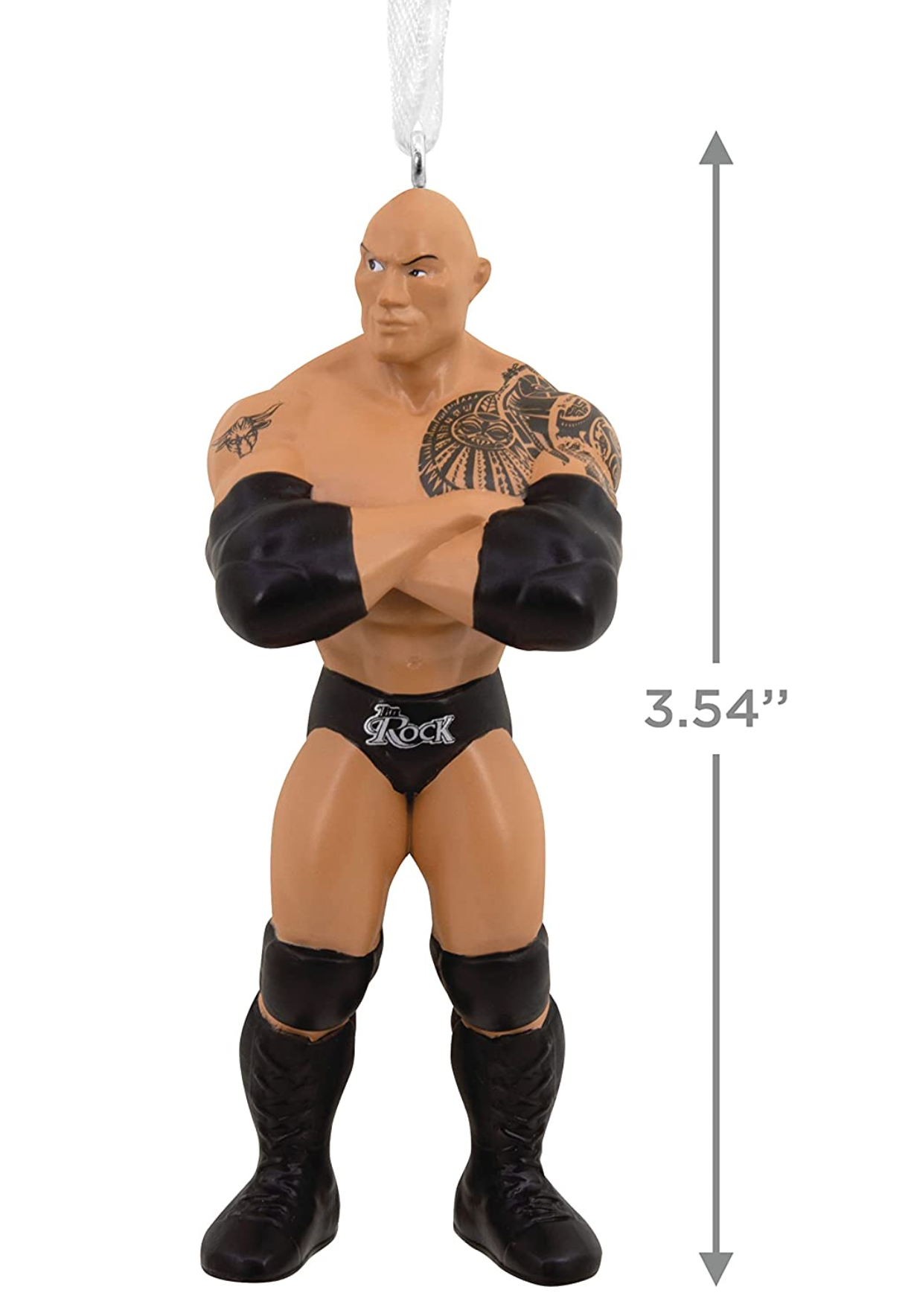 Hallmark WWE The Rock Christmas Ornament New with Box