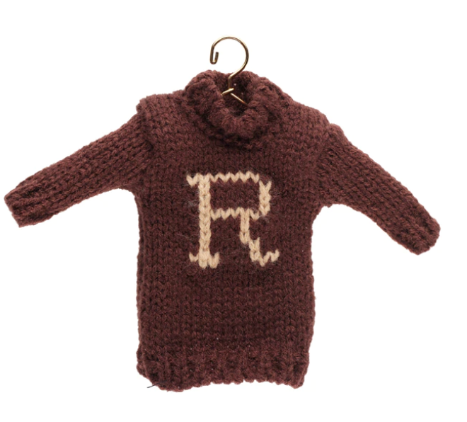 Universal Studios Harry Potter "R" For Ron New Weasley Sweater Ornament New