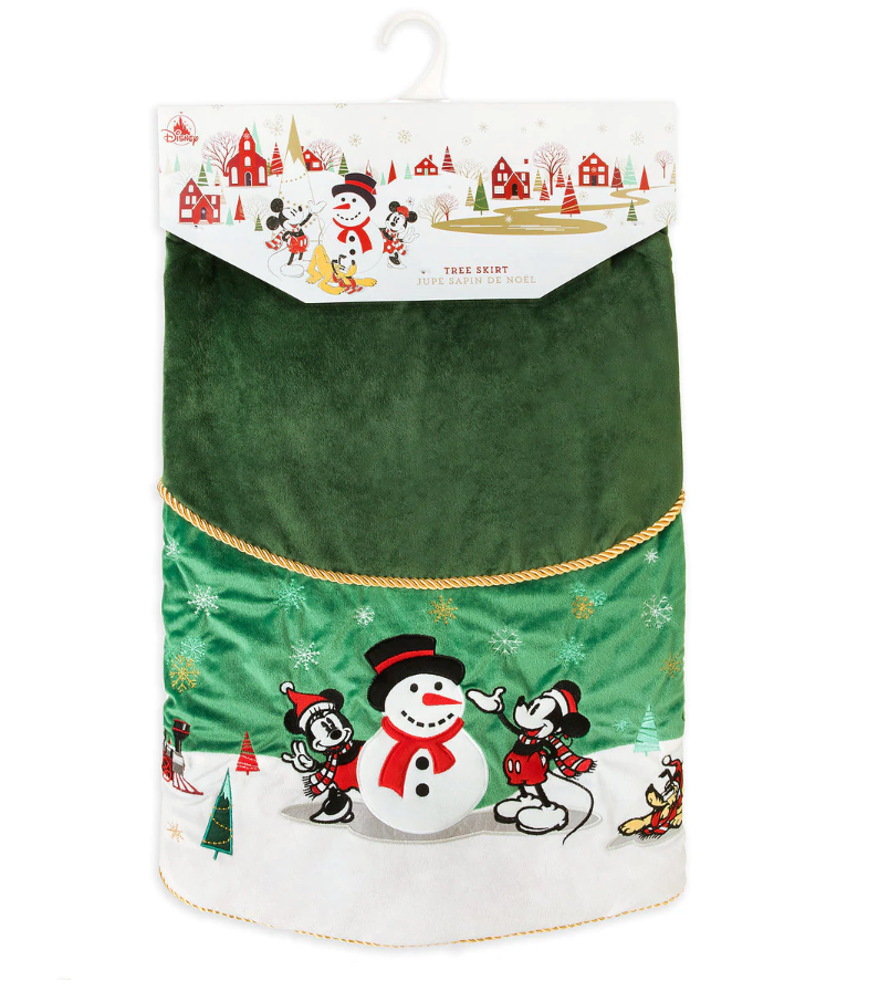 Disney Store Mickey and Friends Holiday Christmas Tree Skirt New with Tags