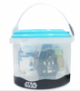 Disney Star Wars Bath Set Bucket Bath Toy Darth Vader Chewbacca Yoda R2-D2 BB-8