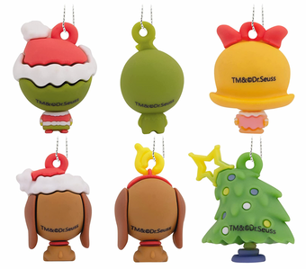 Hallmark Dr. Seuss How The Grinch Stole Christmas Miniature Ornaments Set New