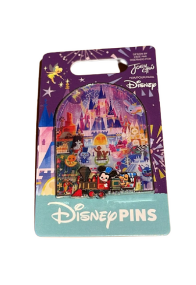 Disney Parks Joey Chou Cinderella Castle Magic Kingdom Pin New with Card
