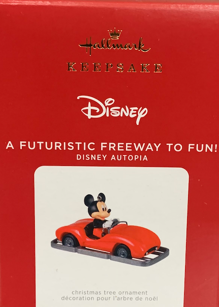 Hallmark 2021 Disney Mickey Autopia A Futuristic Freeway to Fun! Ornament New